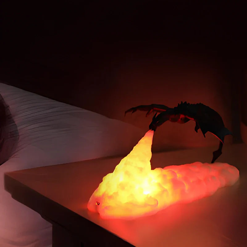 BowLift | LED Fantasy Dragon Flame Table Lamp