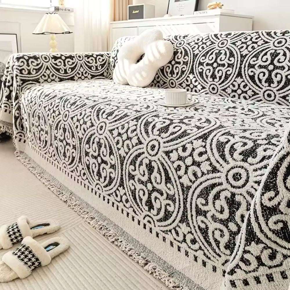 BowLift | Ornamental Jacquard Sofa Cover