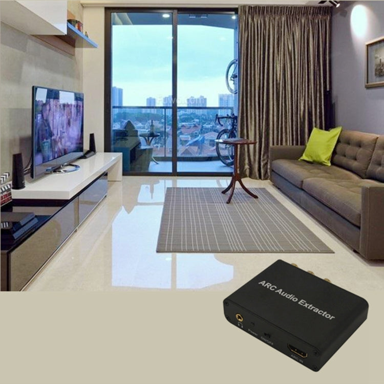 BowLift | 192KHz ARC Audio Extractor HDMI ARC to SPDIF + Coaxial + L/R Converter Audio Return Channel Adapter