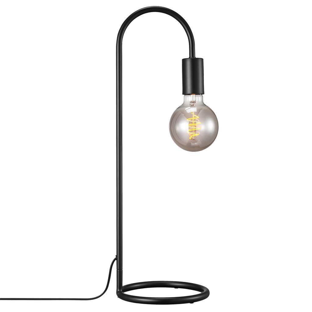 BowLift | Grant Forge Table Lamp - Black industrial table lamp