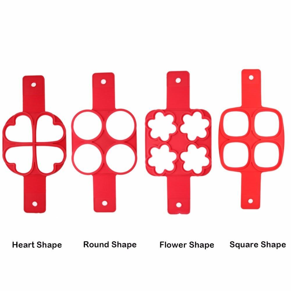 BowLift | Pancake Maker Nonstick Cooking Tool Round Heart Pancake Maker Egg Cooker Pan Flip Eggs Mold Kitchen Baking Accessories