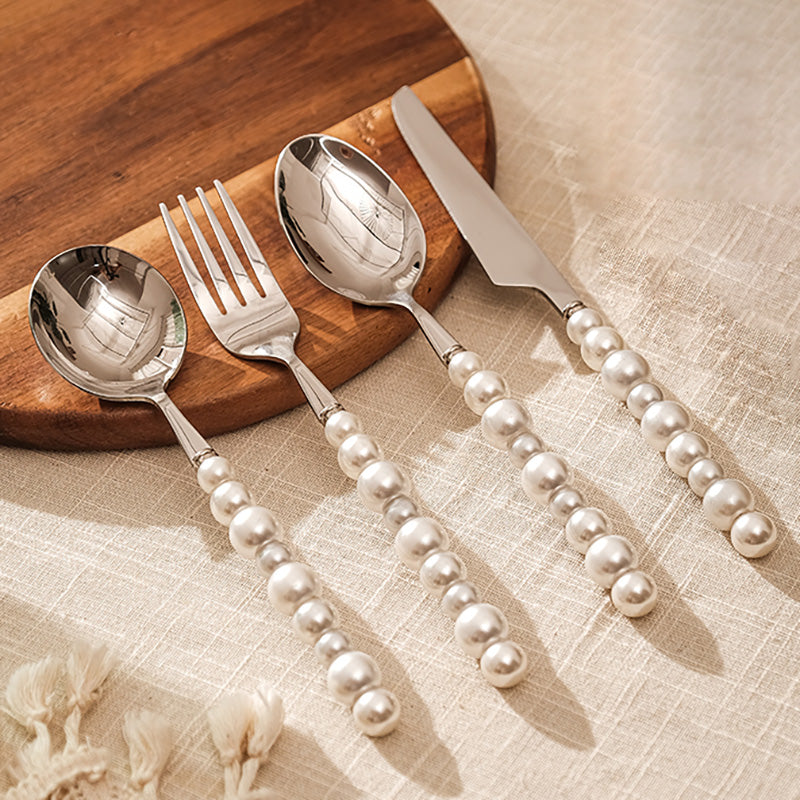 BowLift | Pearl grip cutlery 4 piece set