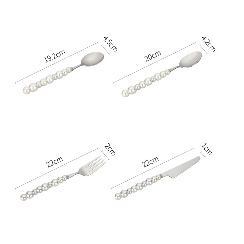 BowLift | Pearl grip cutlery 4 piece set