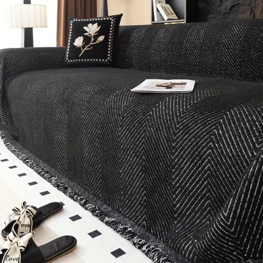 BowLift | Herringbone Sofa Cover, splash-proof and non-slip