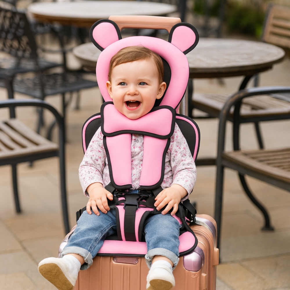 BowLift | Portable Baby Travel Seat Harness Car Airplane Safety Chair
