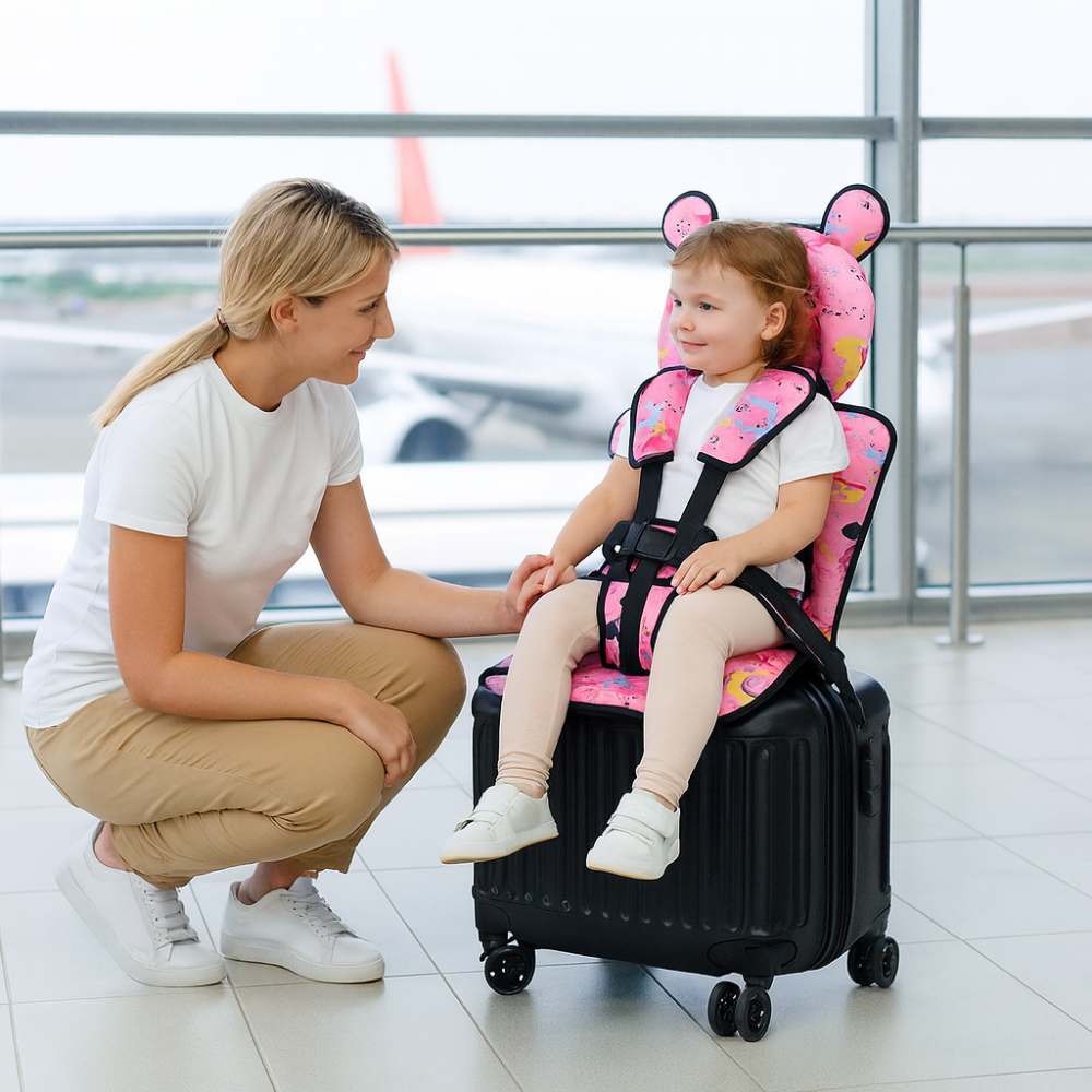 BowLift | Baby Travel Car Luggage Seat Safety Harness Cushion