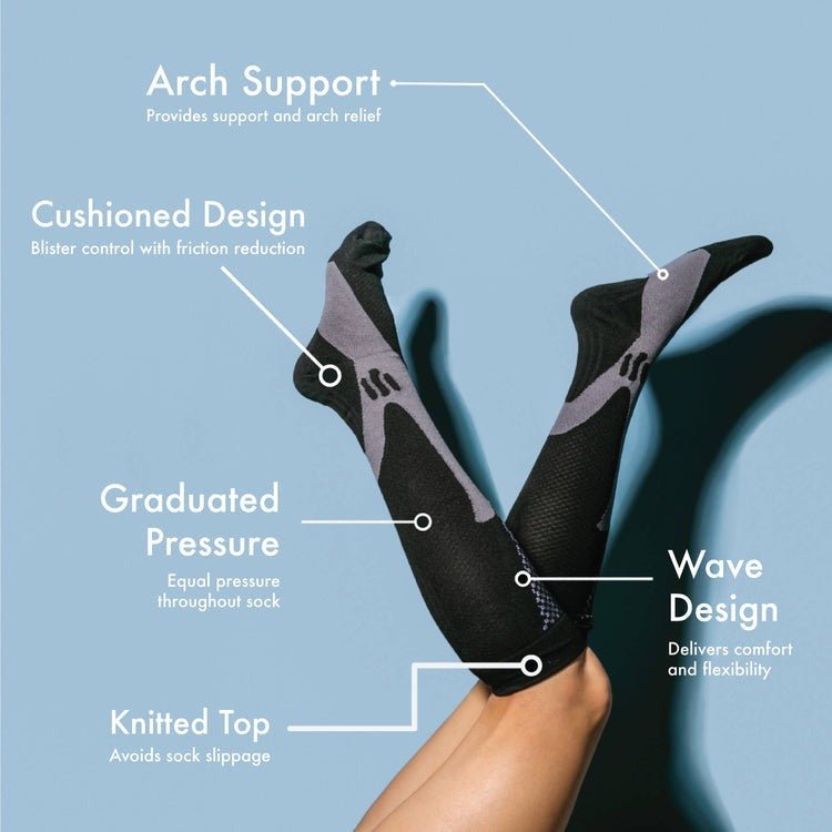 BowLift | Graduated compression stockings for pain relief, improved blood circulation, and all-day comfort