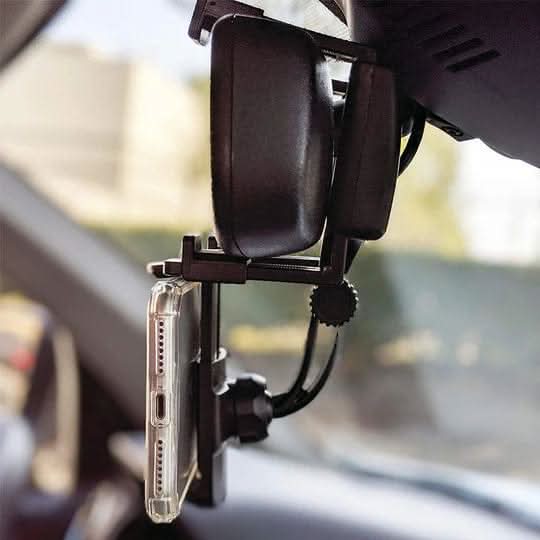 BowLift | Rearview Mirror Phone Mount for Safe & Comfortable Driving