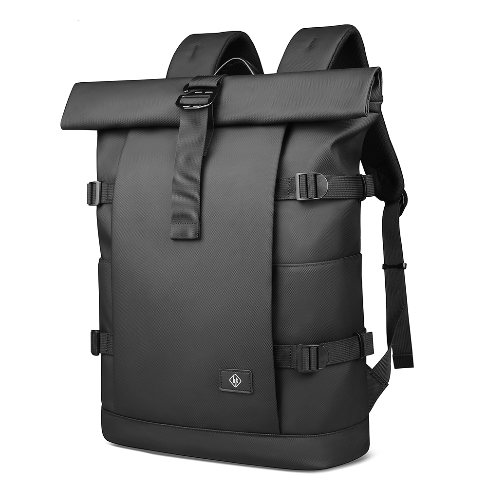 BowLift | Expandable outdoor backpack with laptop compartment, rolltop & theft protection