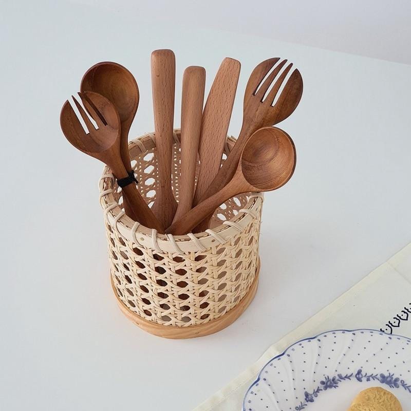 BowLift | Rattan-Cutlery-Organizer