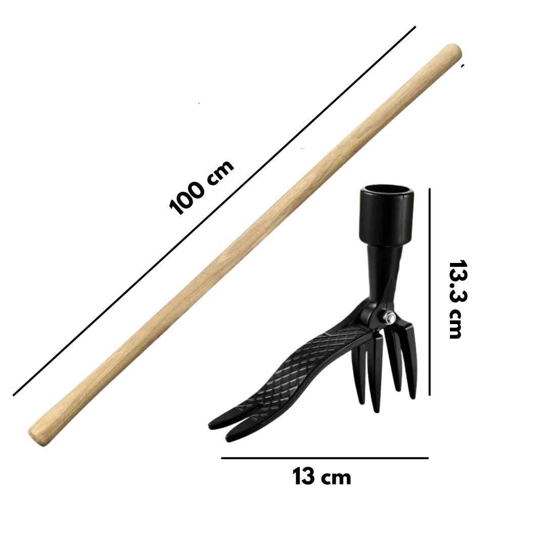 BowLift | Ergonomic Weeding Tool | High-Strength Steel Claws for Effortless Weed Removal in Gardens