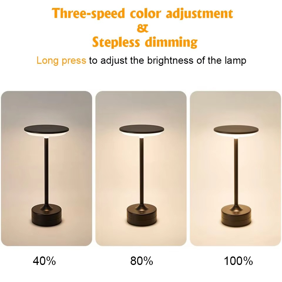 BowLift | USB Rechargeable LED Touch Sensor Table Lamp