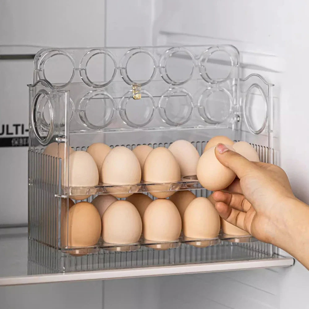 BowLift | 3-layer Flip Egg Storage Box