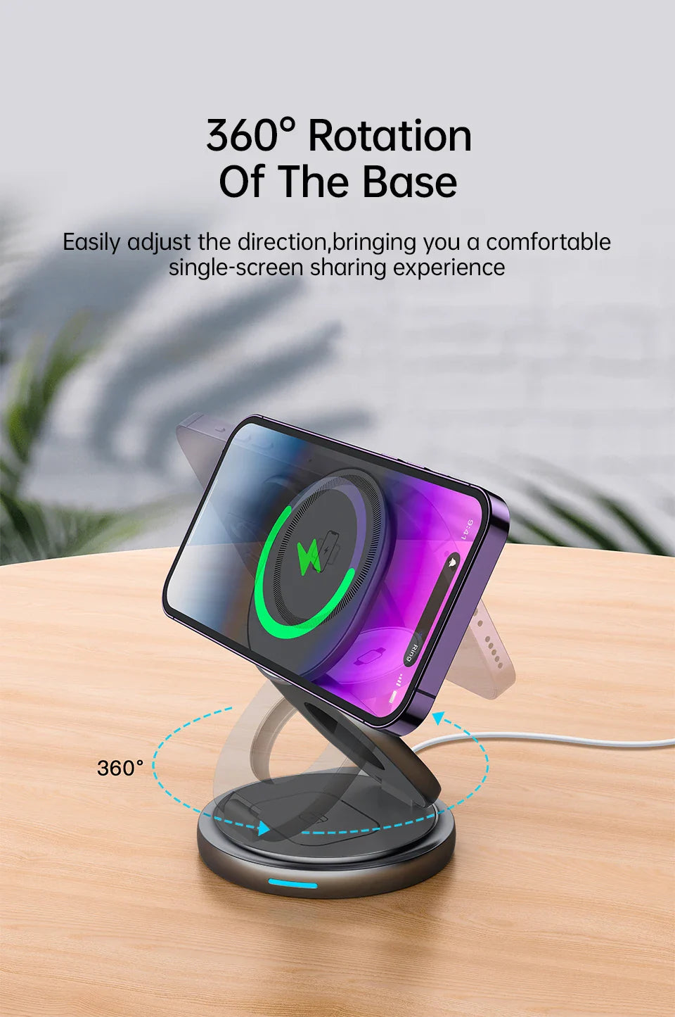 BowLift | 3 in 1 Foldable Magnetic Wireless Charger