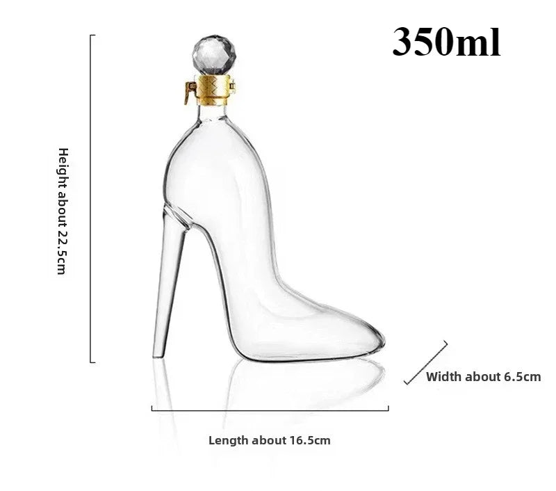 BowLift | High Heel Fancy Glass Wine Decanter