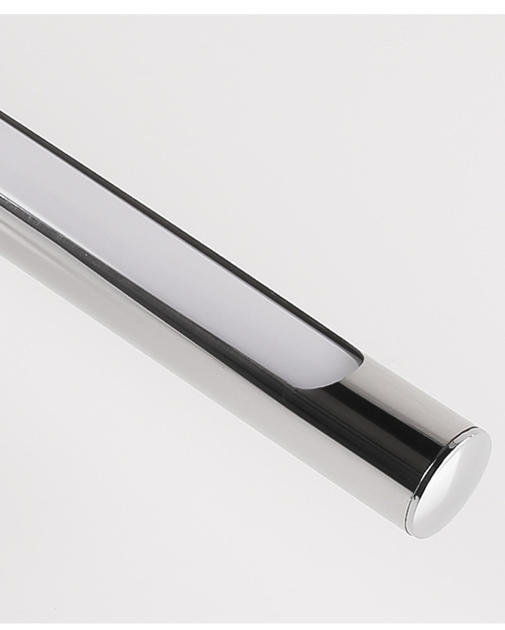 BowLift | 80-100cm LED wall lamp - Modern black/silver wall light for the bathroom, internally mounted picture light
