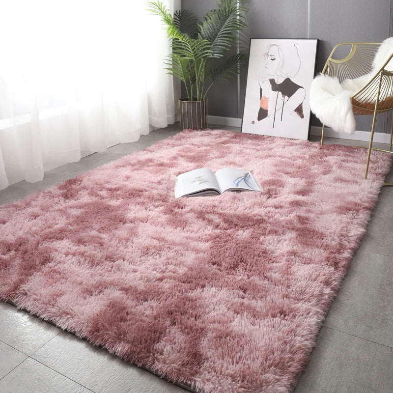 BowLift | Fluffy Ultra Soft Non-Slip Rug with Memory Foam Cushion