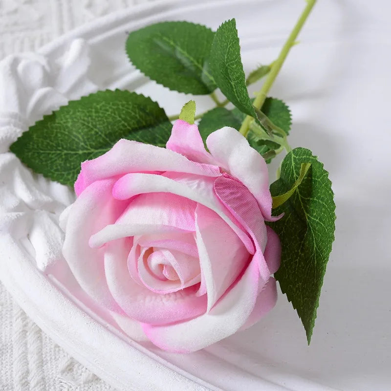 BowLift | 20 pieces Realistic Velvet Silk Rose Bouquet