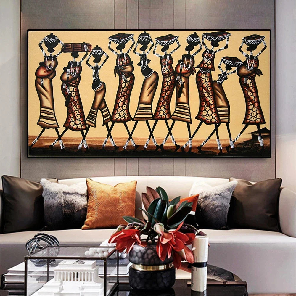 BowLift | Plus Sizes Abstract African Woman Canvas Painting