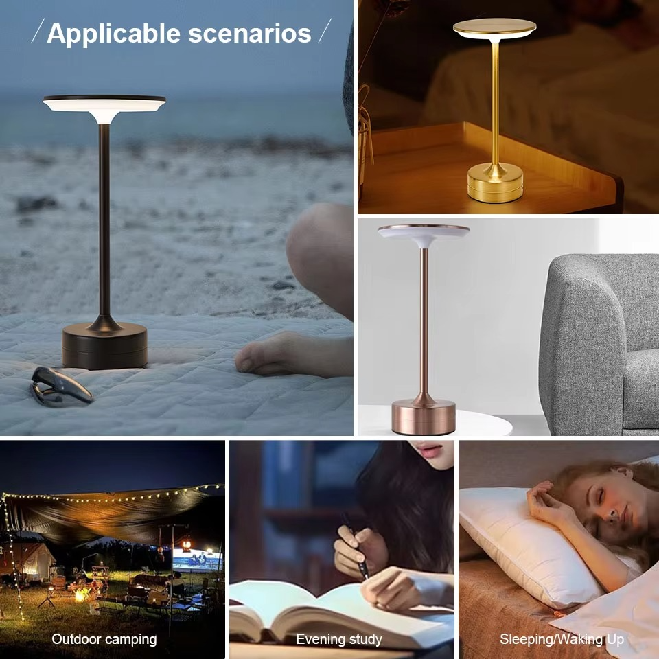 BowLift | USB Rechargeable LED Touch Sensor Table Lamp