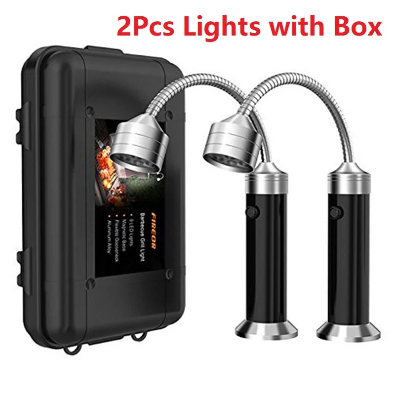 BowLift | GrillLume LED Grill lamp | 360° Rotatable | Heat Resistant & Super Bright | For BBQ & Outdoor