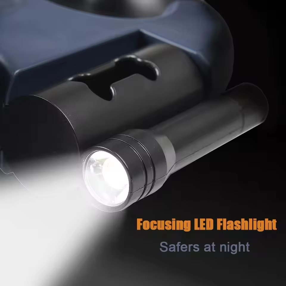 BowLift | Dual Dog Retractable Leash with Built-In Flashlight and Bag Dispenser