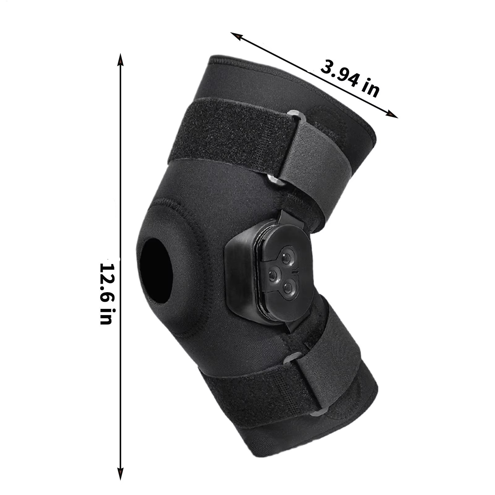 BowLift | Hinged Knee Brace Adjustable Sports Knee Support for Comfortable Compression and Stabilizing Support