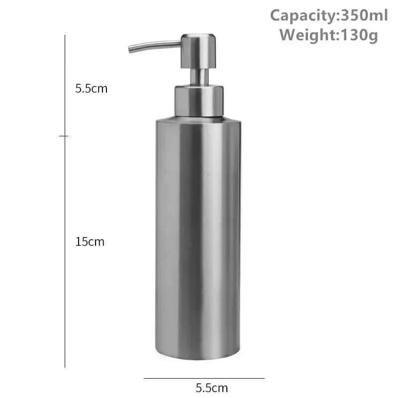 BowLift | Elegant Stainless Steel Hand Pump Soap Dispenser 250ml/350ml/550ml