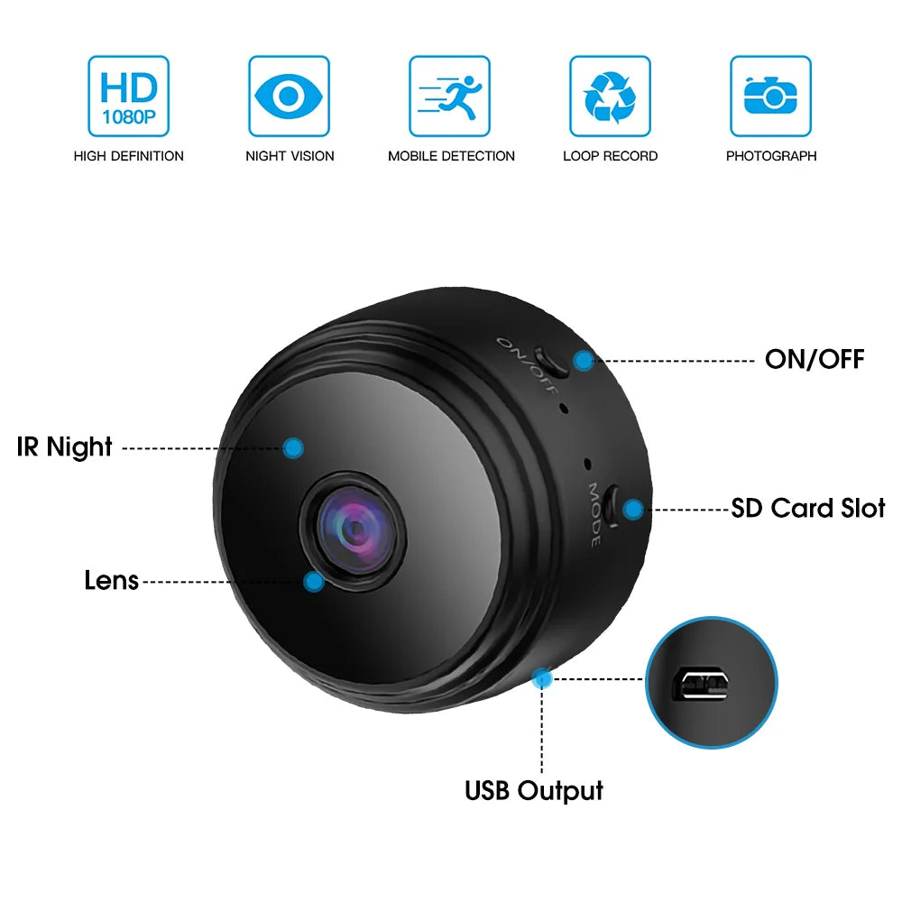 BowLift | 1080P HD Wireless Night Vision Wifi Camera