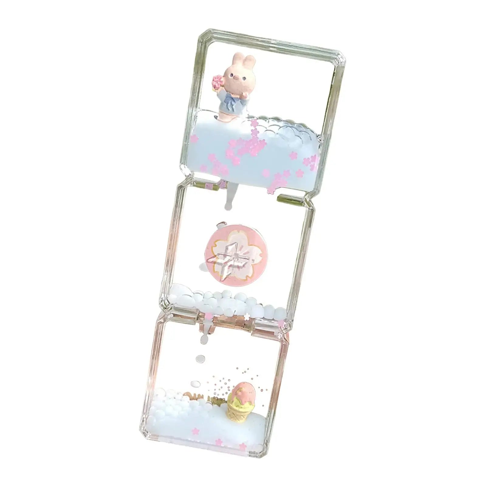 BowLift | Floral Fantasy Liquid Cartoon Motion Hourglass