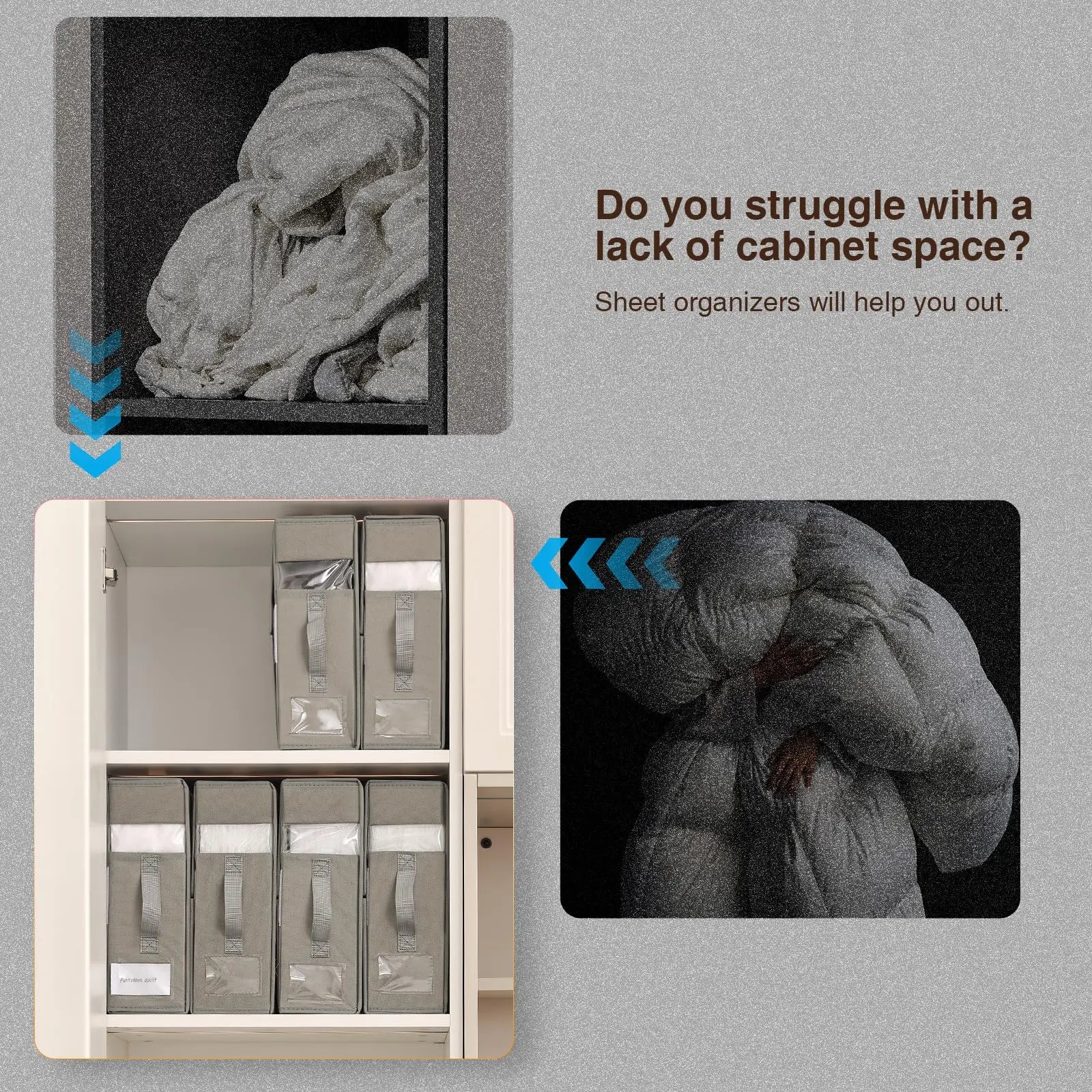 BowLift | Foldable Bed Sheet Organizer