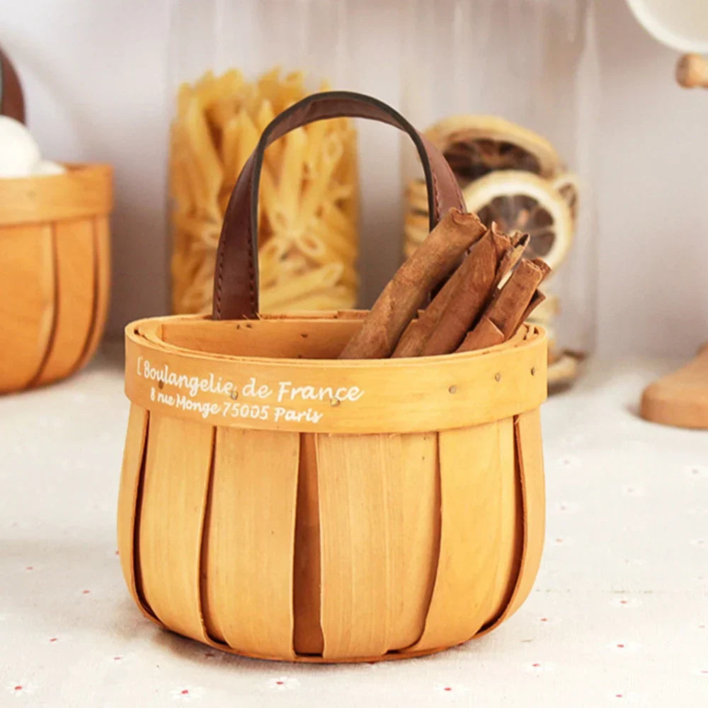 BowLift | French Market Handcrafted Wooden Basket