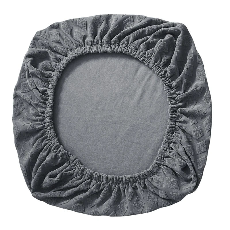 BowLift | Spandex elastic office chair cover Jacquard seat covers pineapple mesh fleece protective cover elastic computer seat protector