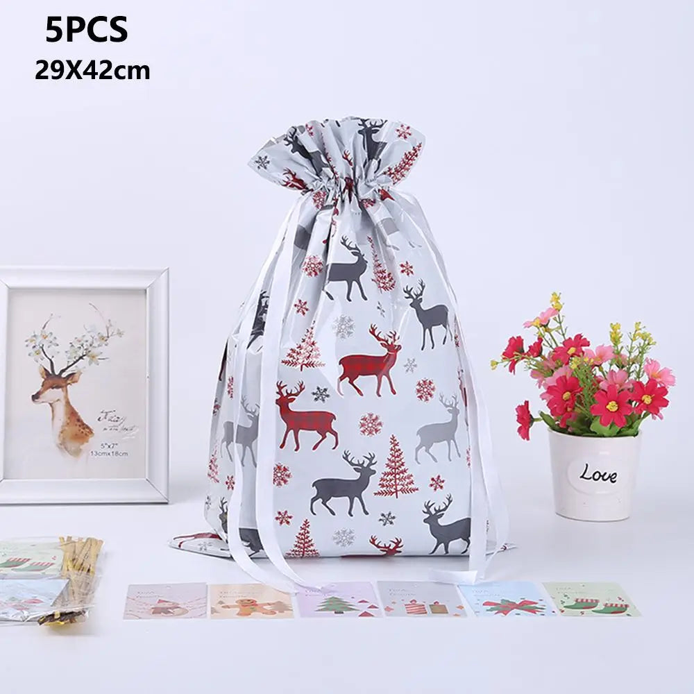BowLift | Drawstring Gift Wrapping Bags 5Pcs