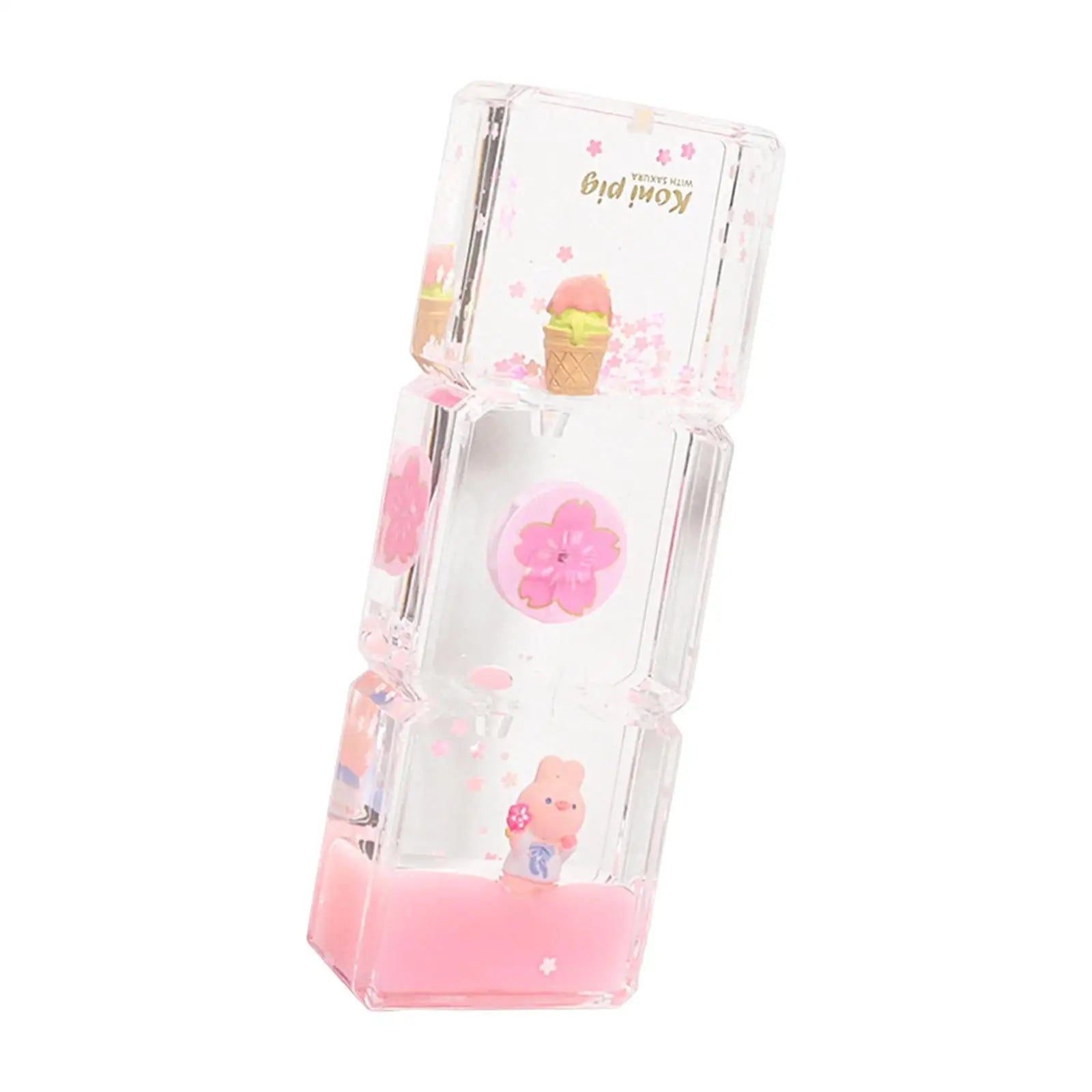 BowLift | Floral Fantasy Liquid Cartoon Motion Hourglass
