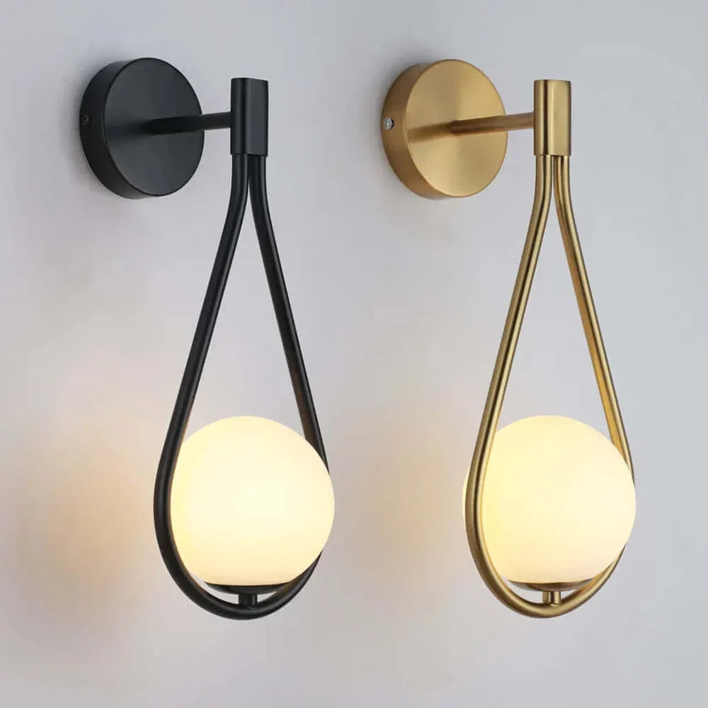 BowLift | Drop Luxury Glass Ball Wall Light
