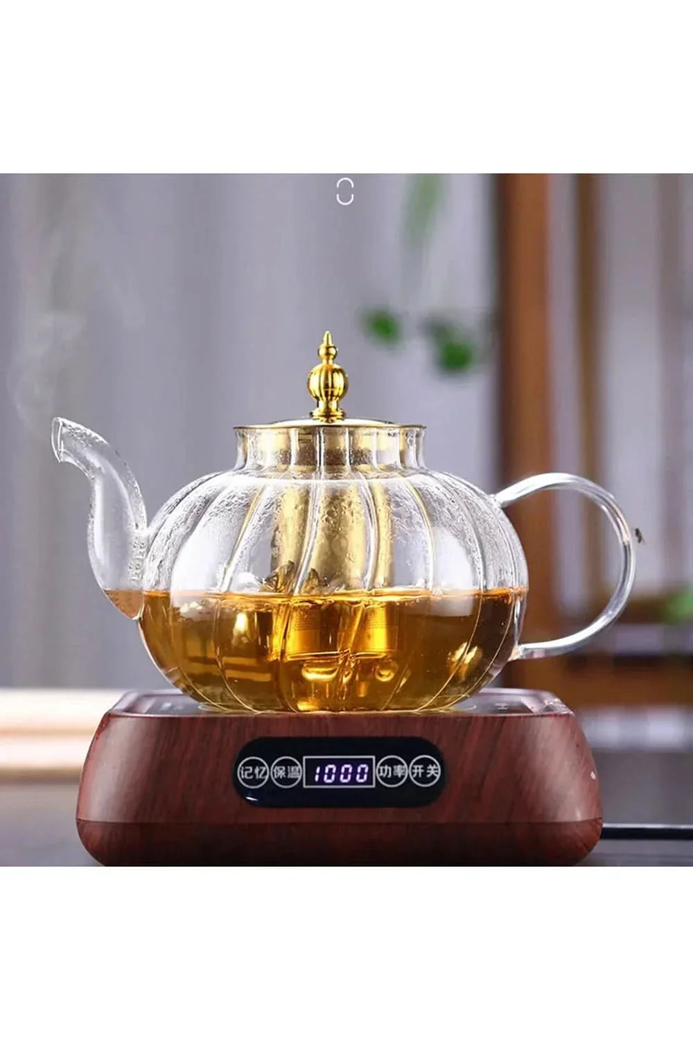 BowLift | Glass Teapot with Infuser and Lid for Loose Tea