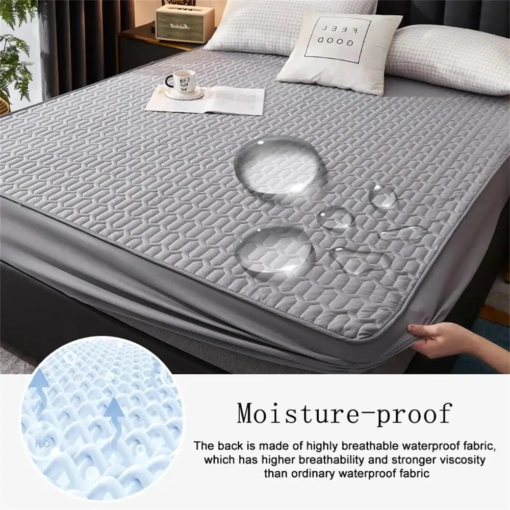 BowLift | Waterproof Ultra-Soft Fitted Latex Mattress Pad Cover