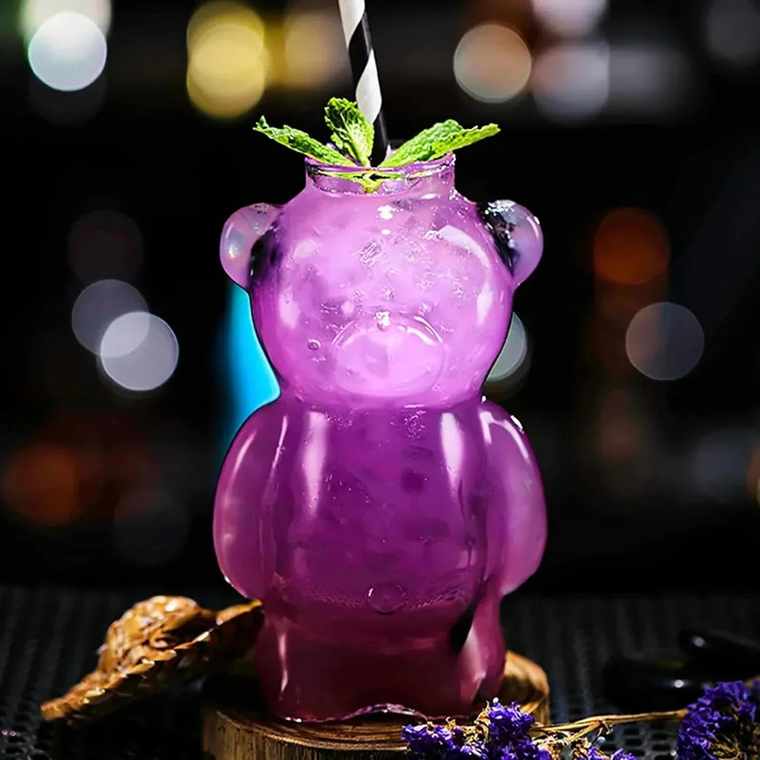 BowLift | Happy Bear Glass Coffee Mug