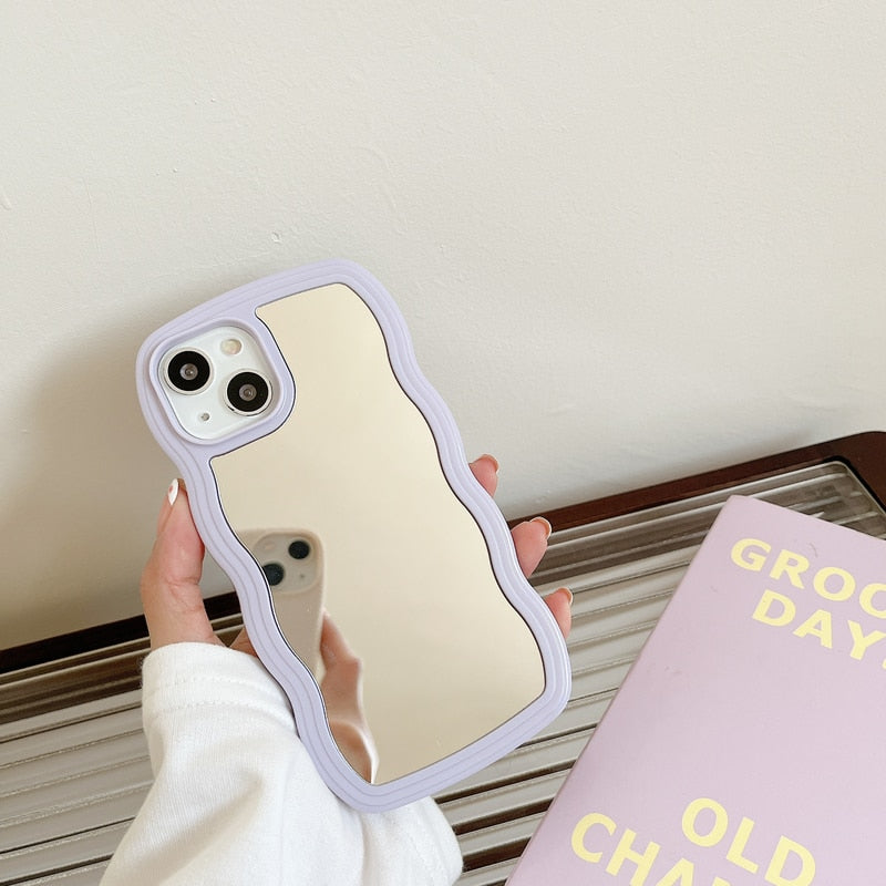 BowLift | Wavy Makeup Mirror Phone Case