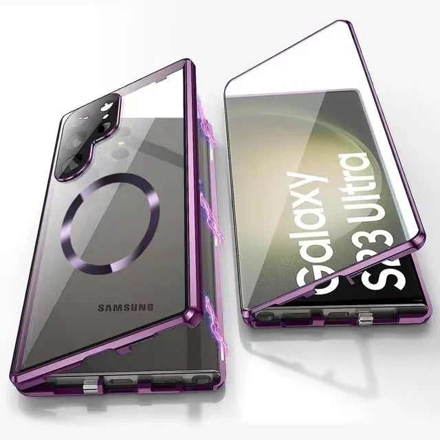 BowLift | Metal Aluminum Alloy 360 Case with Safety Closure for Samsung Galaxy S24-S23 Series