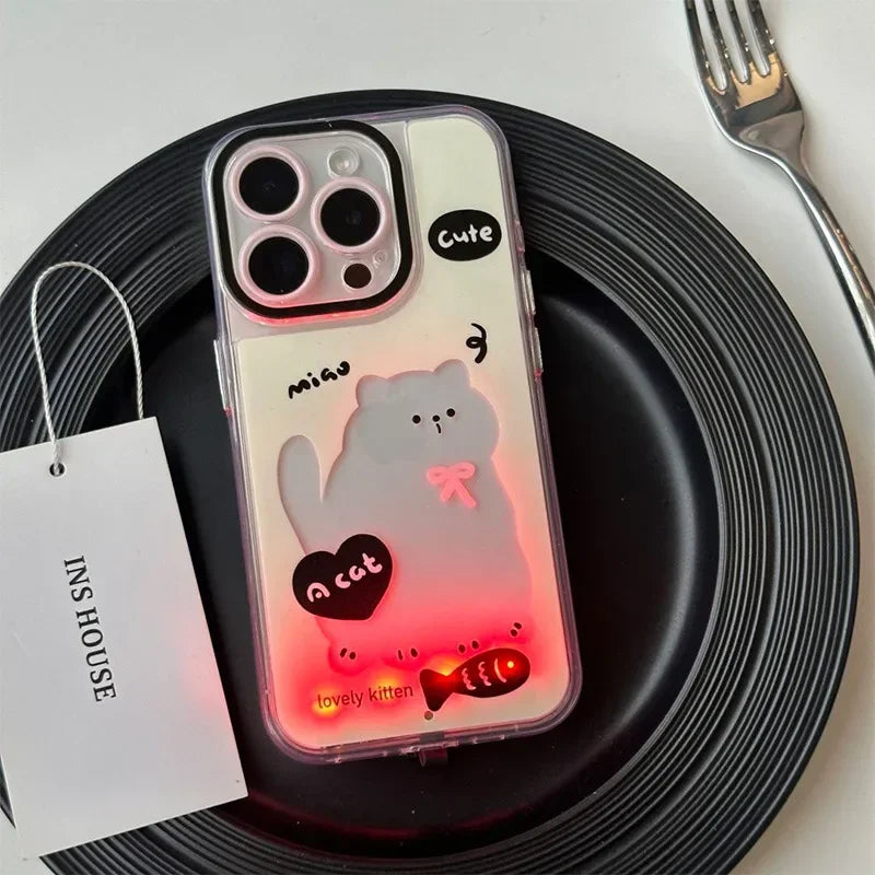BowLift | Glowing Puppy Light-Up iPhone Case