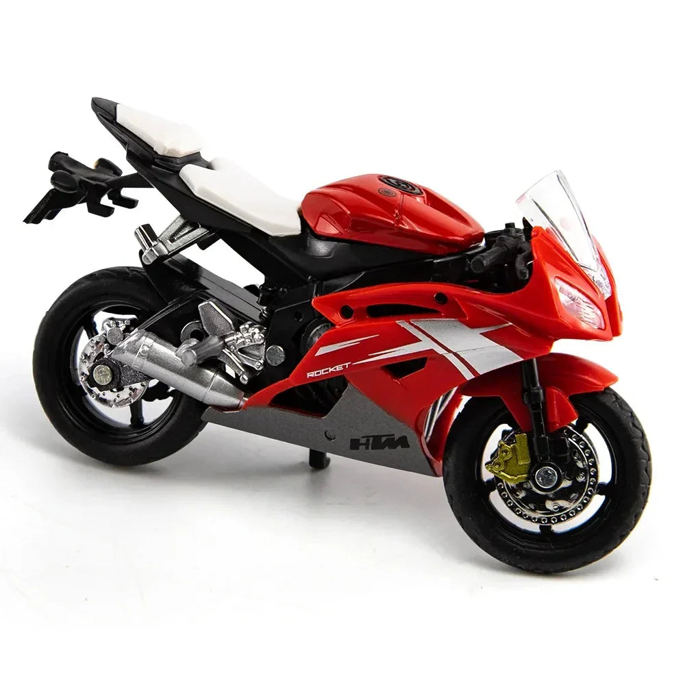 BowLift | 1:18 Scale Yamaha R6 Alloy Roller Sportbike Figures Diecasts Kids Toy Motorcycle Racing Model Replicas Collector's Gift for Boys