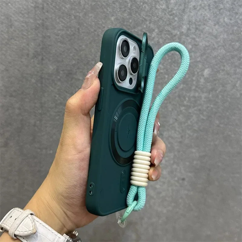 BowLift | Magnetic Soft Wrist Bracket Lens Cover iPhone Case