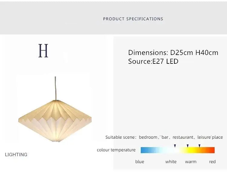 BowLift | Elegant origami-inspired paper lantern