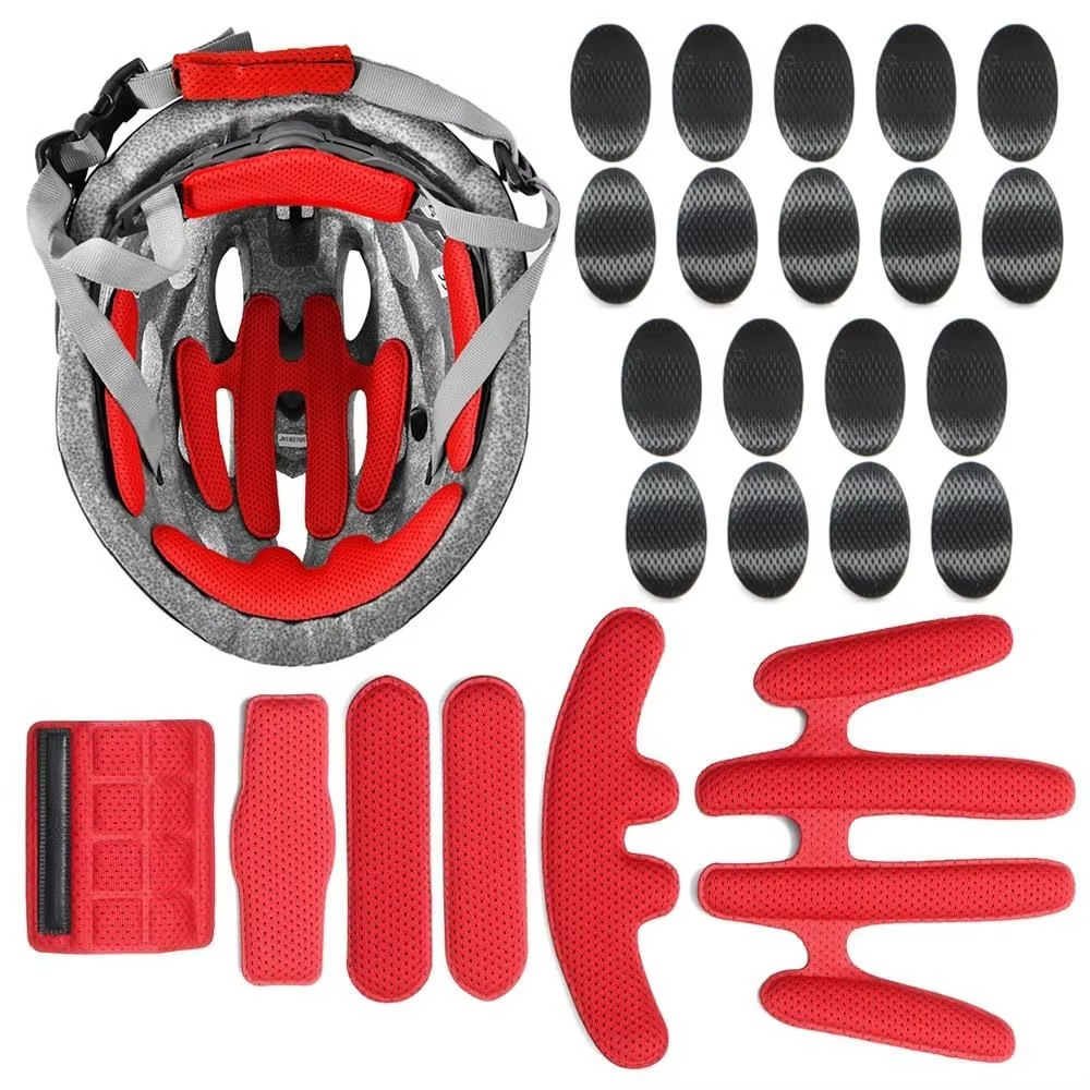 BowLift | 24PCS Universal Helmet Foam Padding Kit – Replacement Inner Pads for Motorcycle and Bicycle Helmets