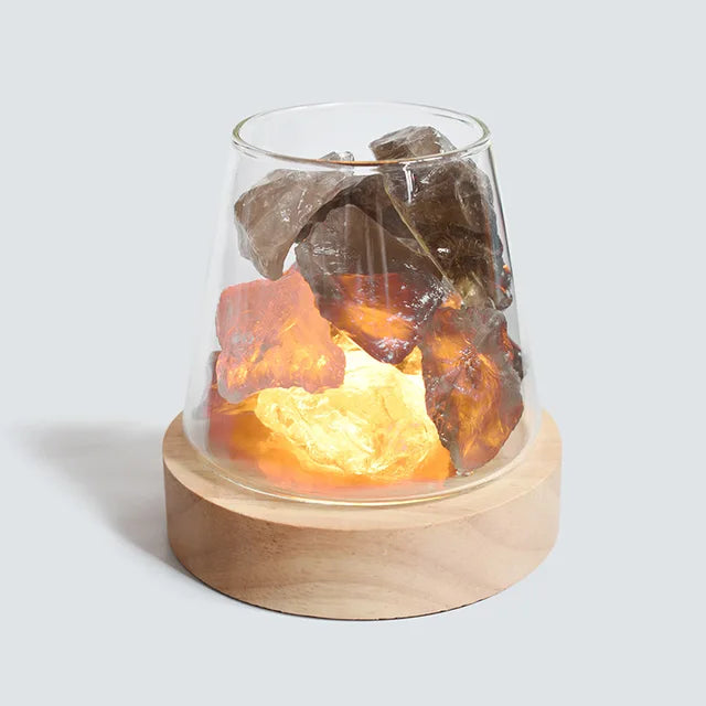 BowLift | Himalaya Salt Lamp - Crystal Night Light & Essential Oil Diffuser