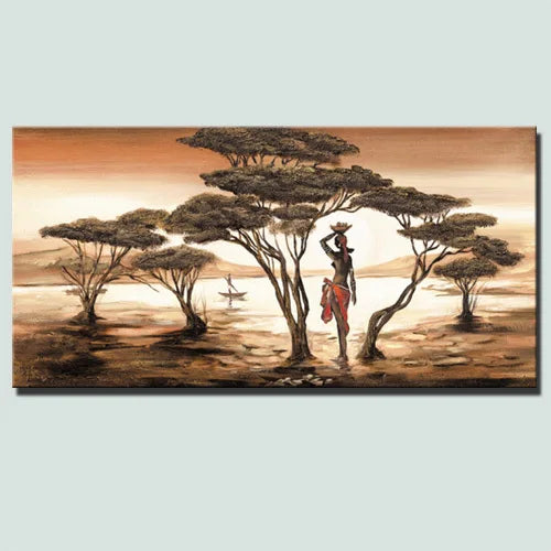 BowLift | Plus Sizes Abstract African Woman Canvas Painting