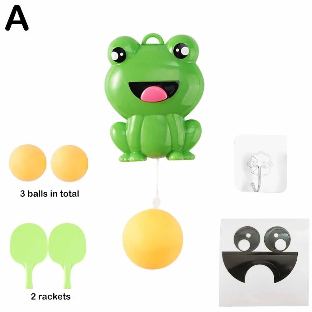 BowLift | Froggy Paddle Play Indoor Table Tennis Trainer Set