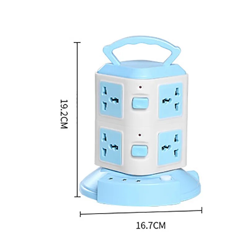 BowLift | Tower Design Surge Protector Vertical Power Strip
